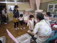 保健室で歯科健診